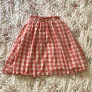 Pink Gingham ModCloth Skirt
